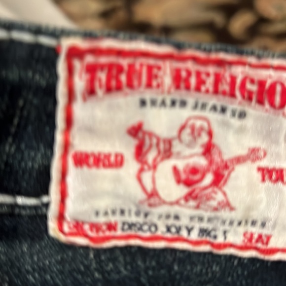 True religion, Disco rhinestone studded flare, jeans, size 30 - Picture 7 of 7